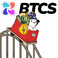 Going Up Roller Coaster Sticker by Pudgy Penguins