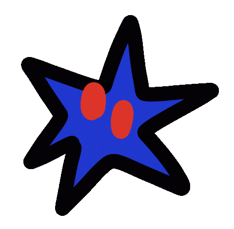 claiben giphyupload little star cute star blue star Sticker