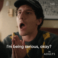 Im Serious Nick Kroll GIF by Adults