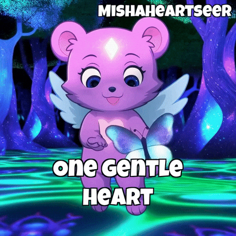 Peace Glow GIF by MishaHeartseer