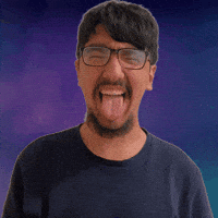 Tongue Squinting GIF