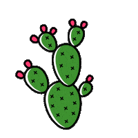 Cactus Nopal Sticker by ReforestamosMX