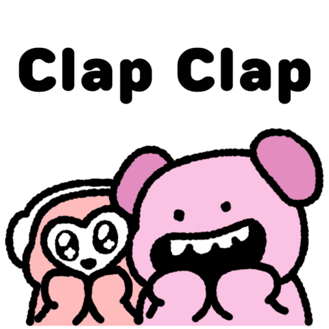 Happy Clap Sticker by mbitz