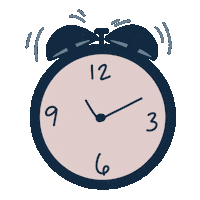 Alarm Clock Sticker by Scaled Accounting Solutions