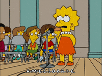 Lisa Simpson Focus GIF by The Simpsons