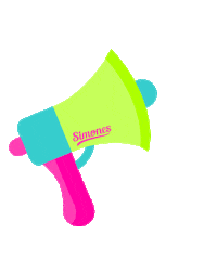 News Megaphone Sticker by simones