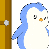 Awkward No Thank You Sticker by Pudgy Penguins