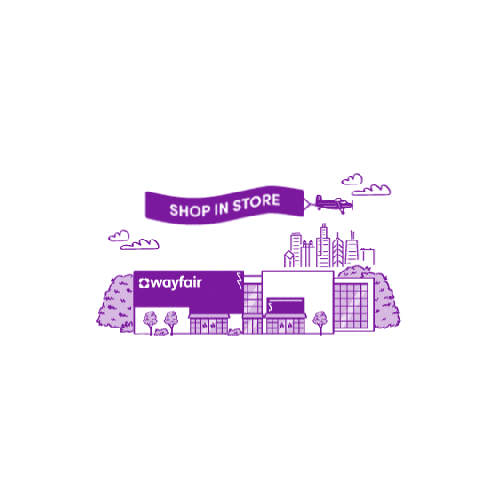 wayfair_chicago giphyupload wayfair wayfair retail store wayfair store Sticker