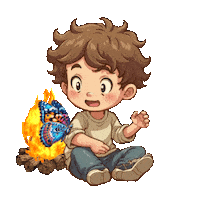 Marshmallows Lightening Bugs Sticker