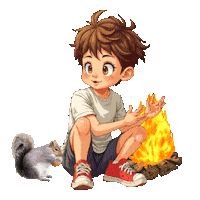 Marshmallows Lightening Bugs Sticker