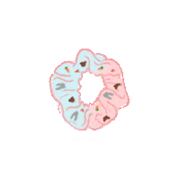 apq_artispique memories scrunchie artispique apq Sticker