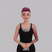 Avatar Wird GIF by Sign Time - SiMAX