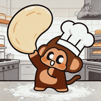 Pizza Cooking GIF by Chimpers