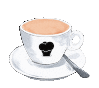 Cappuccino Sticker by Starnberger Eiswerkstatt