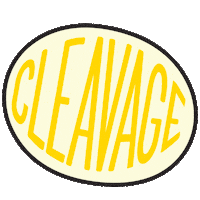 Cleavage Sticker by BLOWIES