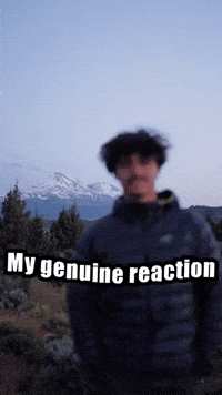 My Genuine Reaction GIF