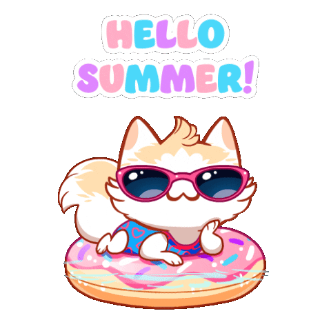 Summer Time Smile Sticker by Mino Games