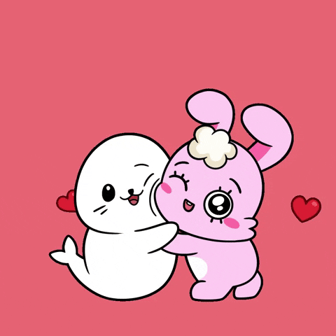 I Love You Kiss GIF by Sappy Seals