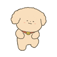 Excited Puppy Sticker