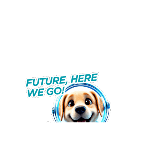 Dog Astronaut Sticker by BTA Aditivos