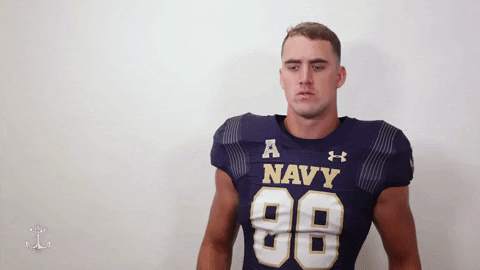 Navy Football GIF by Navy Athletics