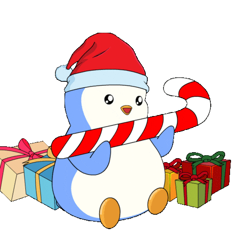 Santa Claus Christmas Sticker by Pudgy Penguins