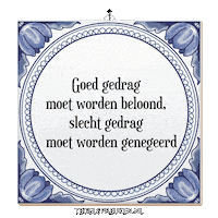 Humor Respect Sticker by Tegelspreuken.nl