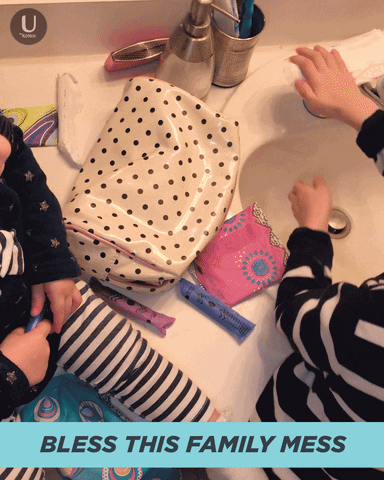 stressed family time GIF by U by Kotex Brand
