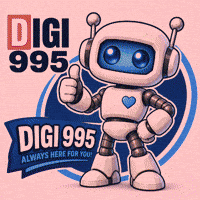 Robot Mascot GIF by Digi 995