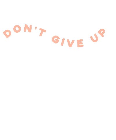 Hustler Dont Give Up Sticker by The Hollis Company