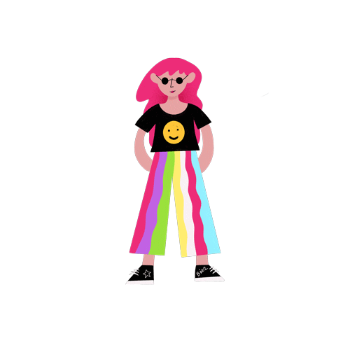 Girl Design Sticker