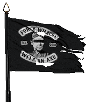 40Whacks axe throwing axes watl iatf Sticker