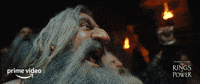 Happy Lord Of The Rings GIF by Amazon Prime Video
