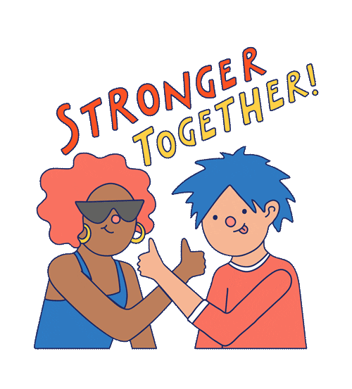 Stronger Together Love Sticker by This Is SG