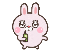 Rabbit 歩く Sticker