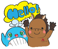 Horse Hello Sticker by Marriottmarquisbkk