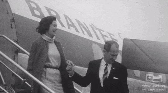 lady bird johnson hello GIF by Texas Archive of the Moving Image