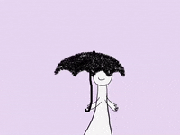 Rain Raining GIF by Barbara Pozzi