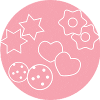 Gluten Kuchen Sticker by komeko_glutenfree