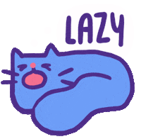 Cat Love Sticker by Eledraws (Eleonore Bem)