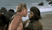 Planet Of The Apes Kiss GIF