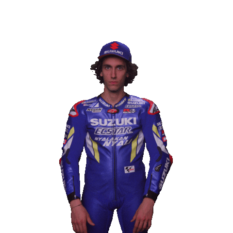 scared alex rins Sticker by MotoGP