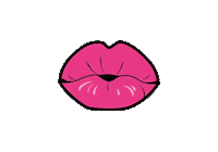 Kiss Me Valentines Sticker by Ateliercologne