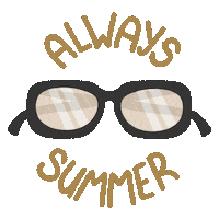 agatapty summer beach sun sunglasses Sticker