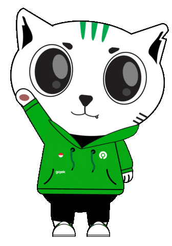 Halo Hai Sticker by Gojek Indonesia