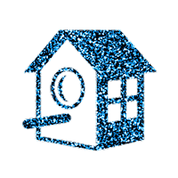 travel glitter Sticker by HomeAway.com