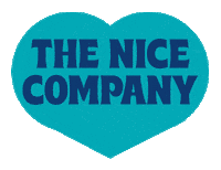 thenicecompanyza heart blue nice icecream Sticker