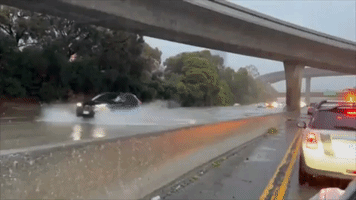 Torrential Rain Brings Flooding to San Francisco Roads