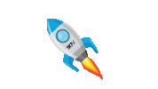 917V tech startup rocketship innovator Sticker