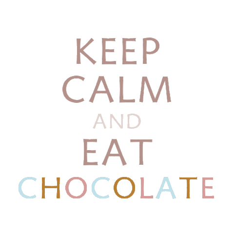 VestaChocolate giphyupload chocolate keepcalm vestachocolate Sticker